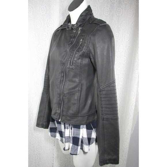 Hollister Cropped Moto Jacket - Picture 3 of 11